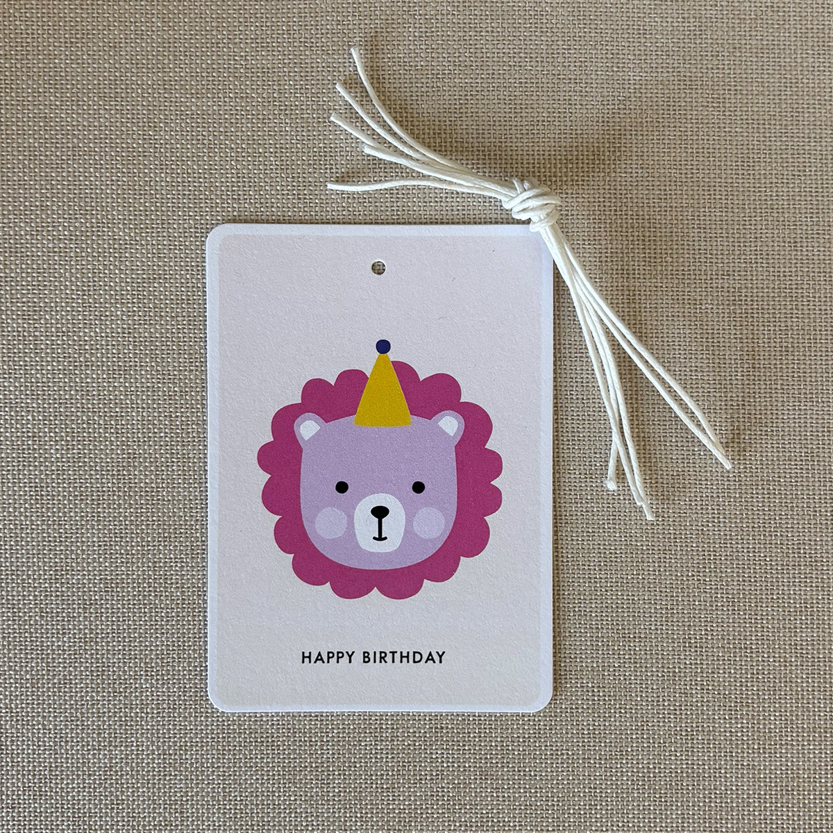 Animal Birthday Tags (Berry Burst)